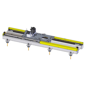 Acestep Ground Rail System - 1-20m Custom Stroke, 1000kg Load Capacity,  Workshop Heavy Material Transportation